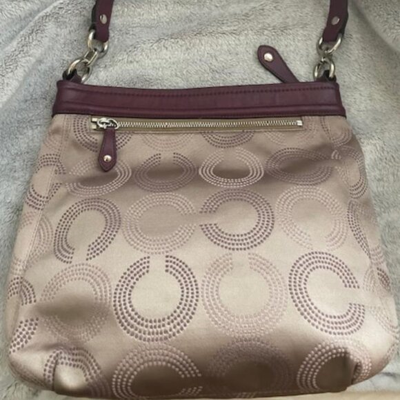 Vintage Ashley Dotted Op Art Large Hippie should bag - Picture 3 of 7